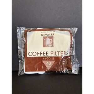 Gevalia #4 Cone Paper 40 Filters NEW